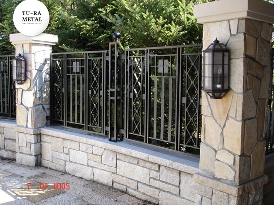 DEMİR DOĞRAMA FERFORJE DUVAR ÜSTÜ KORKULUK